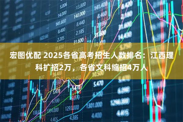 宏图优配 2025各省高考招生人数排名：江西理科扩招2万，各省文科缩招4万人